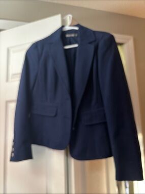 Classic Navy Women's Blazer - Tailored Jacket